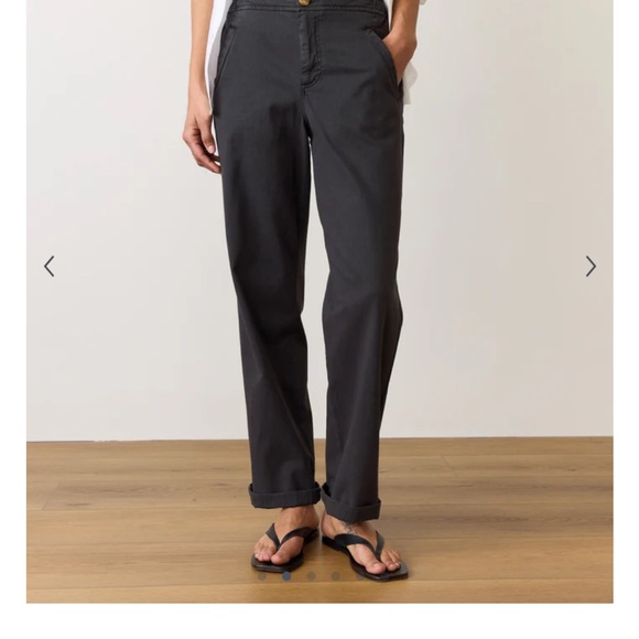 Marine Layer Saturday Pant in washed black - Picture 1 of 6